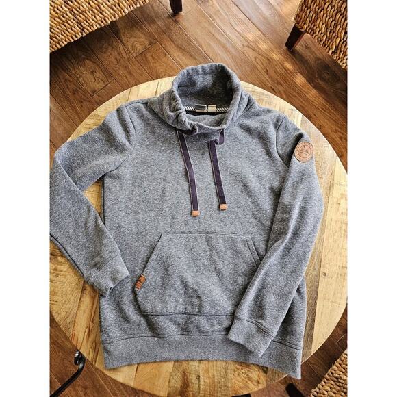Roxy World's Away Funnel Neck Sweatshirt Women's Size Small EUC - Picture 1 of 9